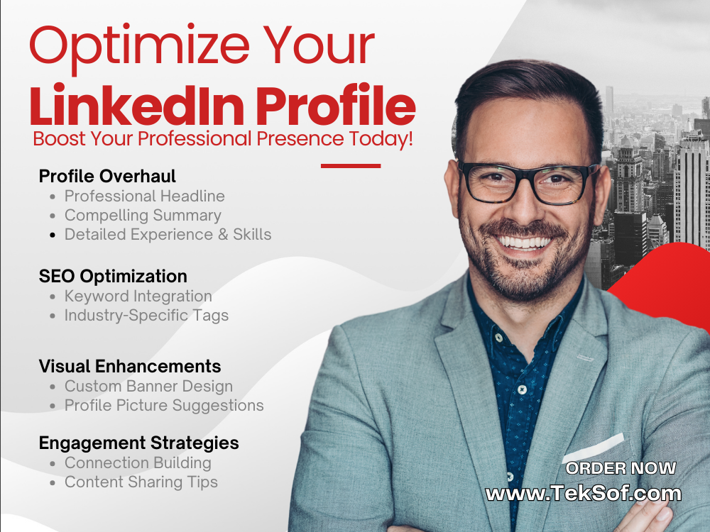 TekSof LinkedIn Profile Optimization